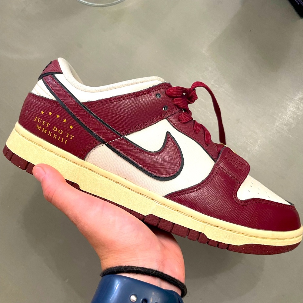 Nike Dunk Low- Sisterhood Team Red.
